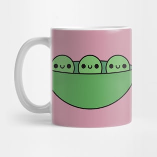 Cute Kawaii Peas In A Pod Mug